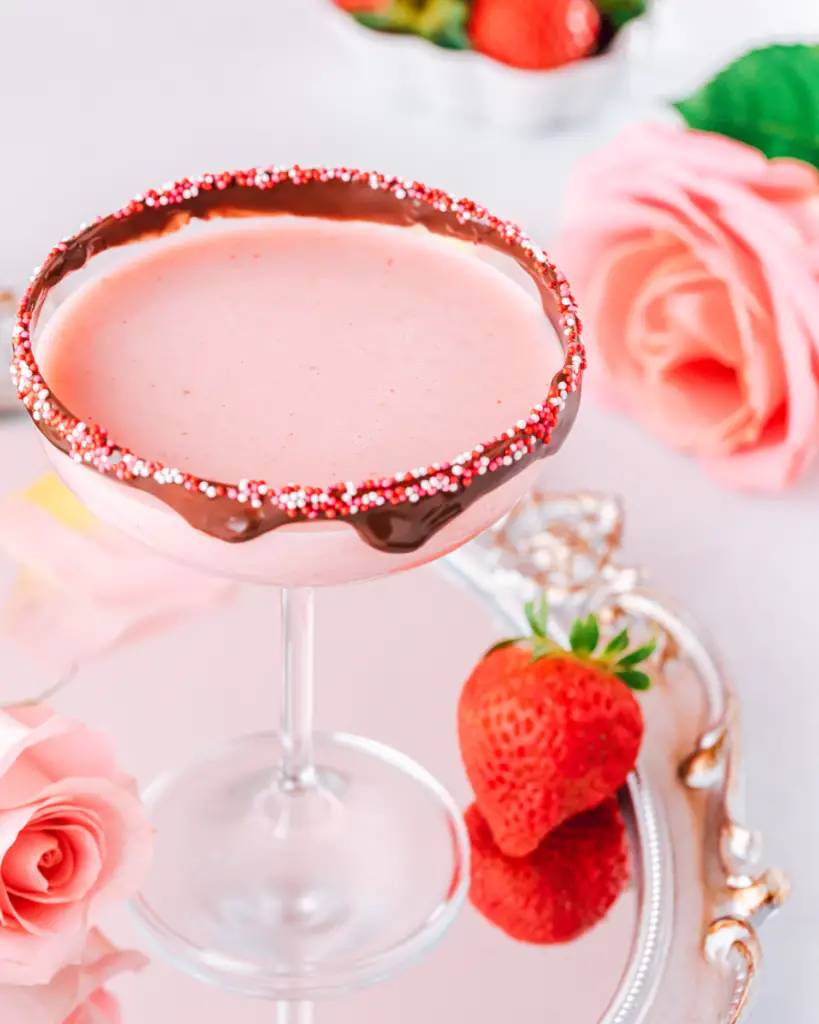 Chocolate Covered Strawberry Cocktail 
