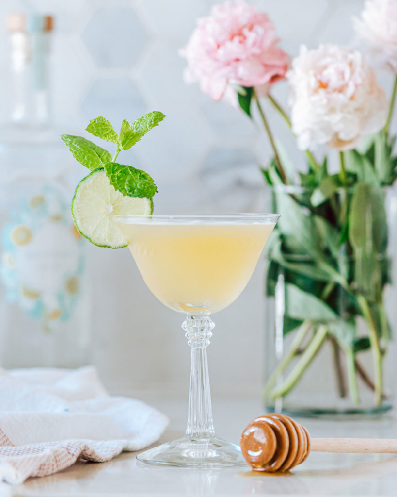 Coconut Water Gimlet Cocktail