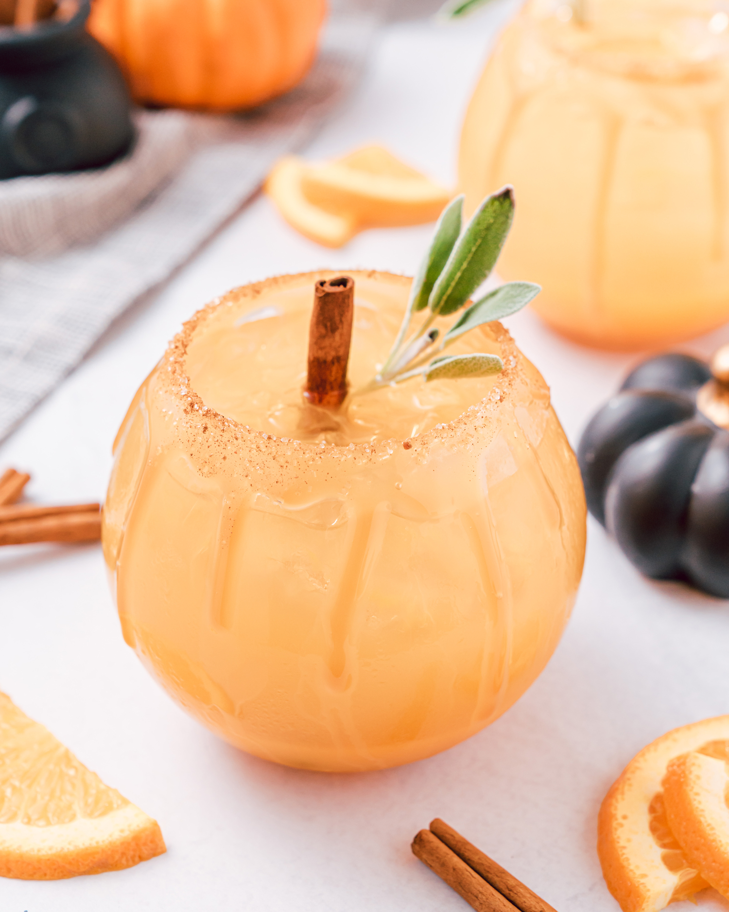 Sparkling Spiced Pumpkin Punch Recipe - The Suburban Soapbox