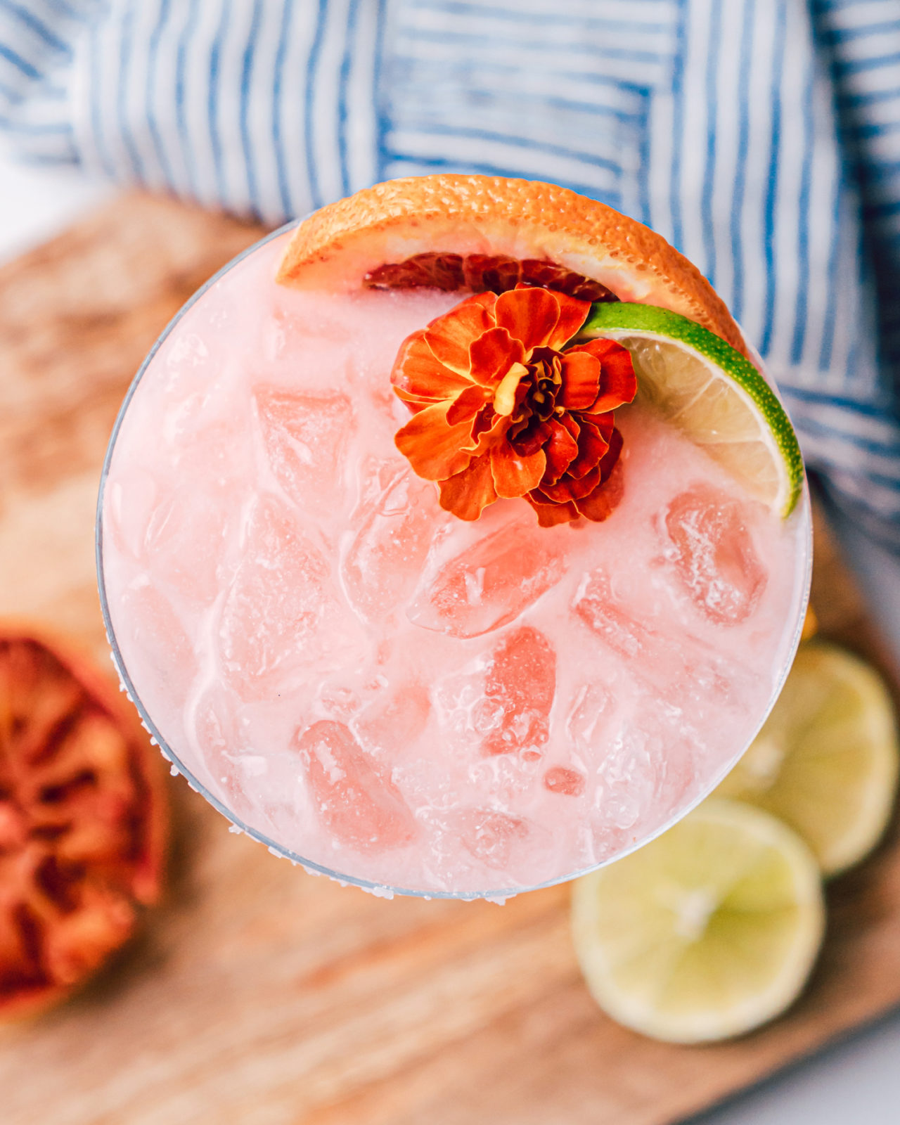 Creamy Pink Coconut Margarita - The Social Sipper