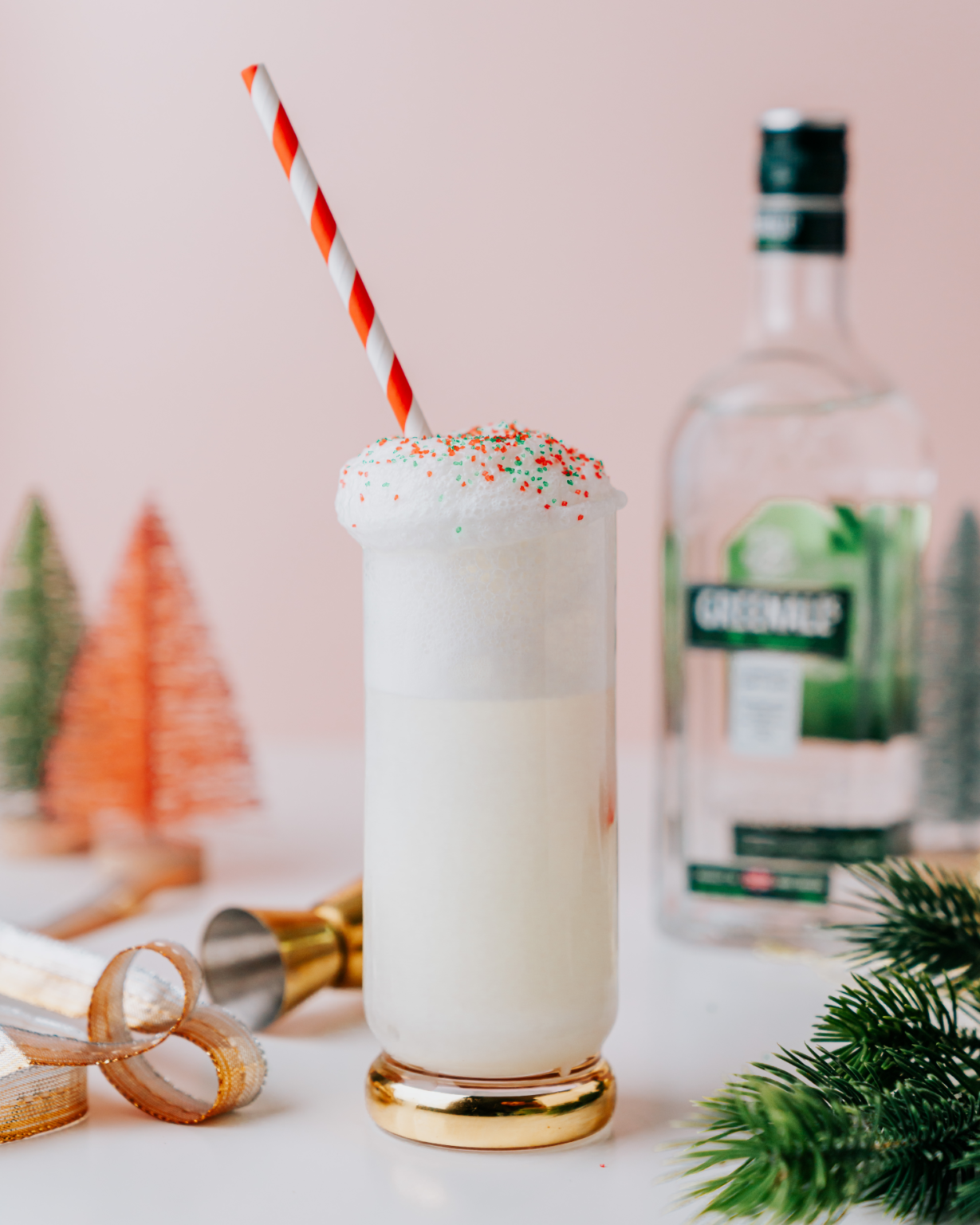 Greenall's Christmas Cookie Gin Fizz The Social Sipper