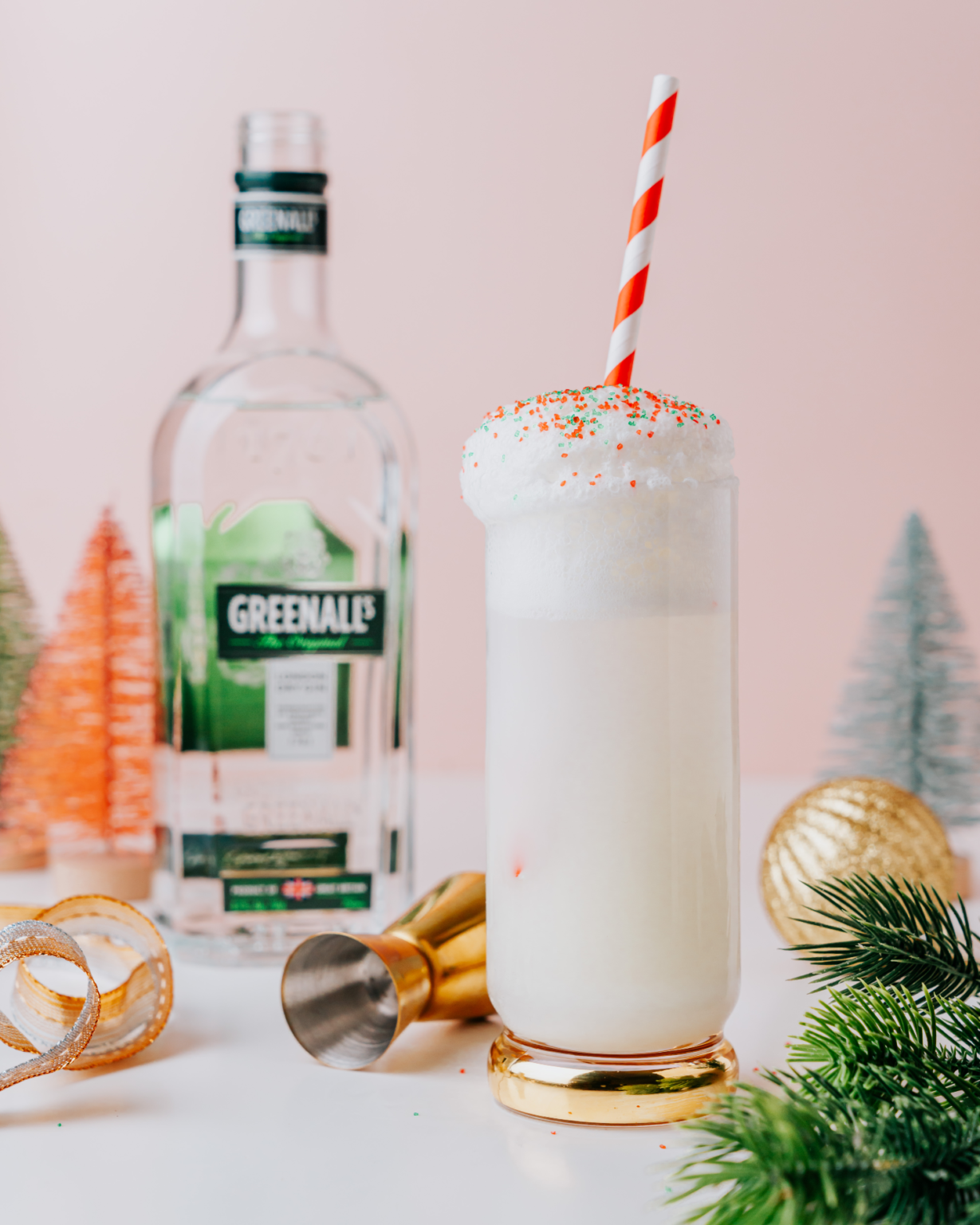 Greenall's Christmas Cookie Gin Fizz The Social Sipper