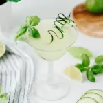 Vodka Basil Cucumber Gimlet