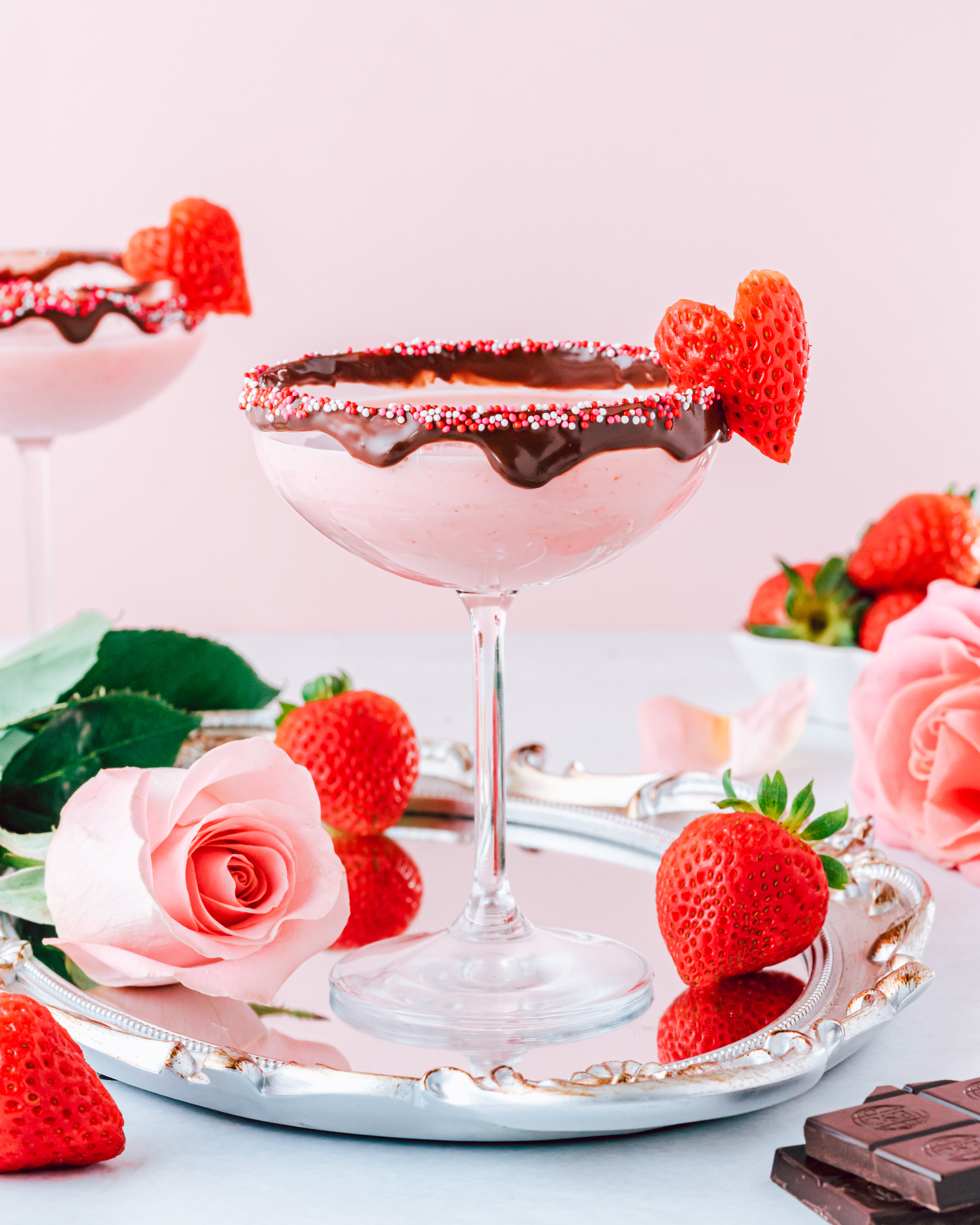 Chocolate Covered Strawberry Cocktail