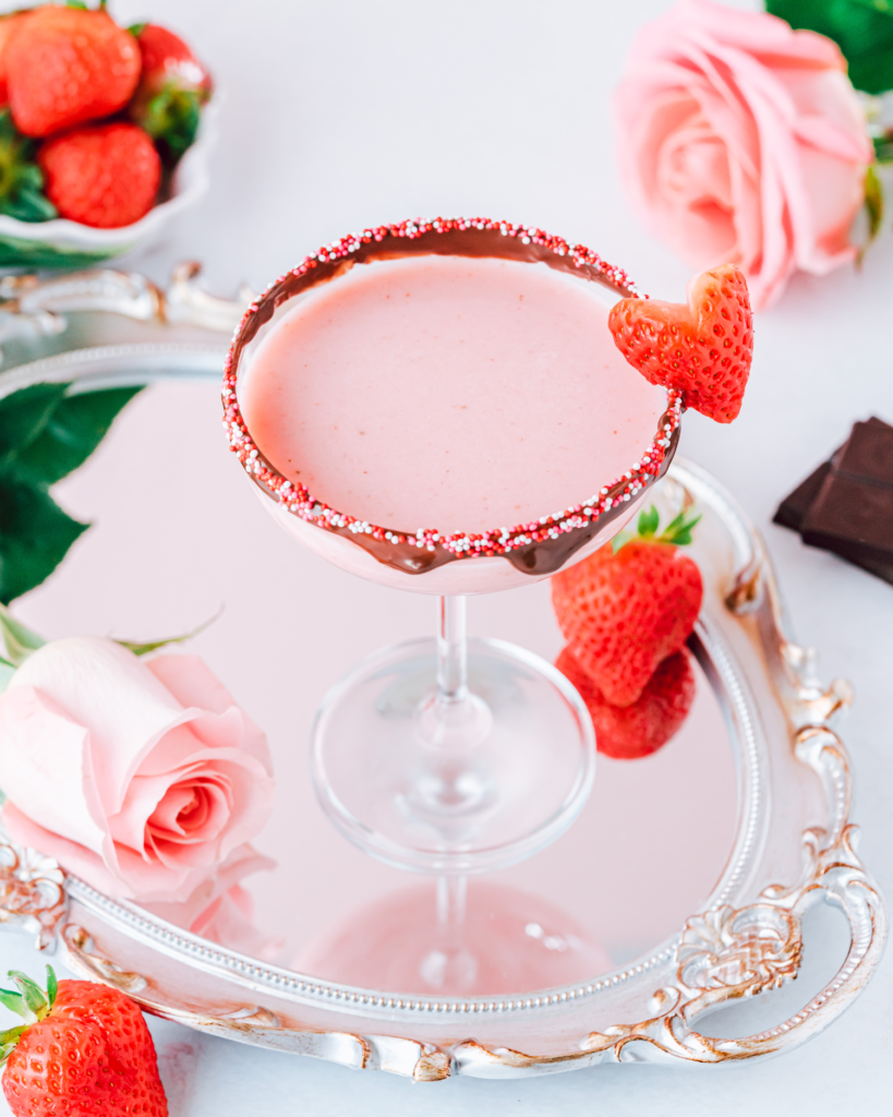 Chocolate Covered Strawberry Cocktail