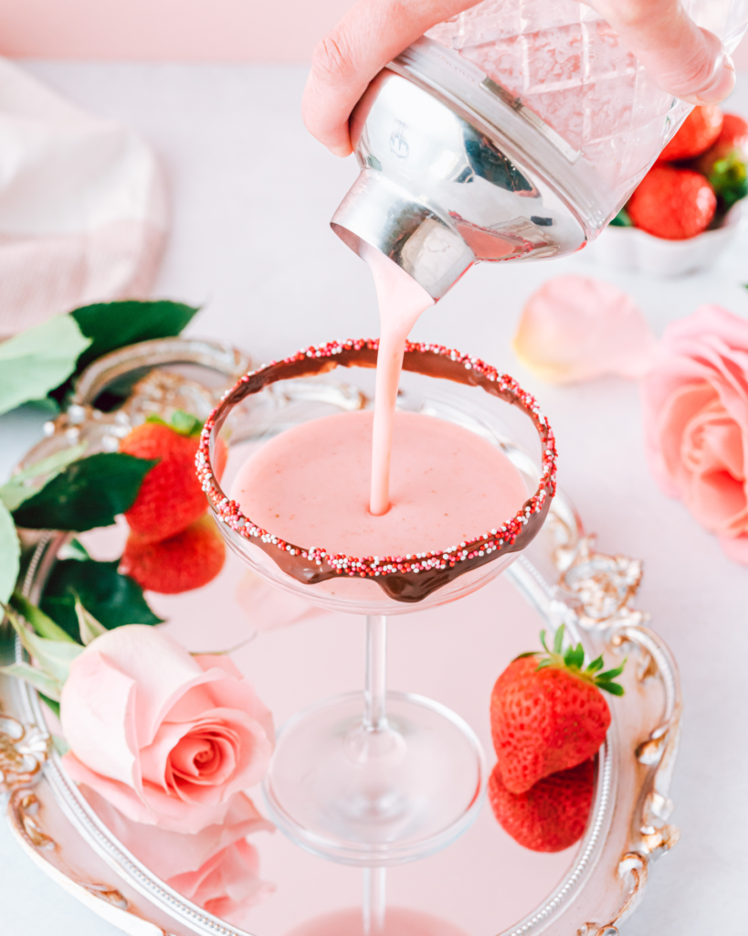 Chocolate Covered Strawberry Cocktail