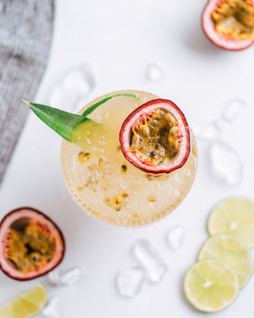 Mezcal Passion Fruit Cocktail