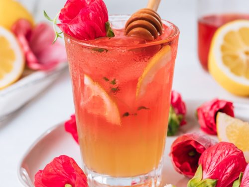 Whiskey Hibiscus Cocktail