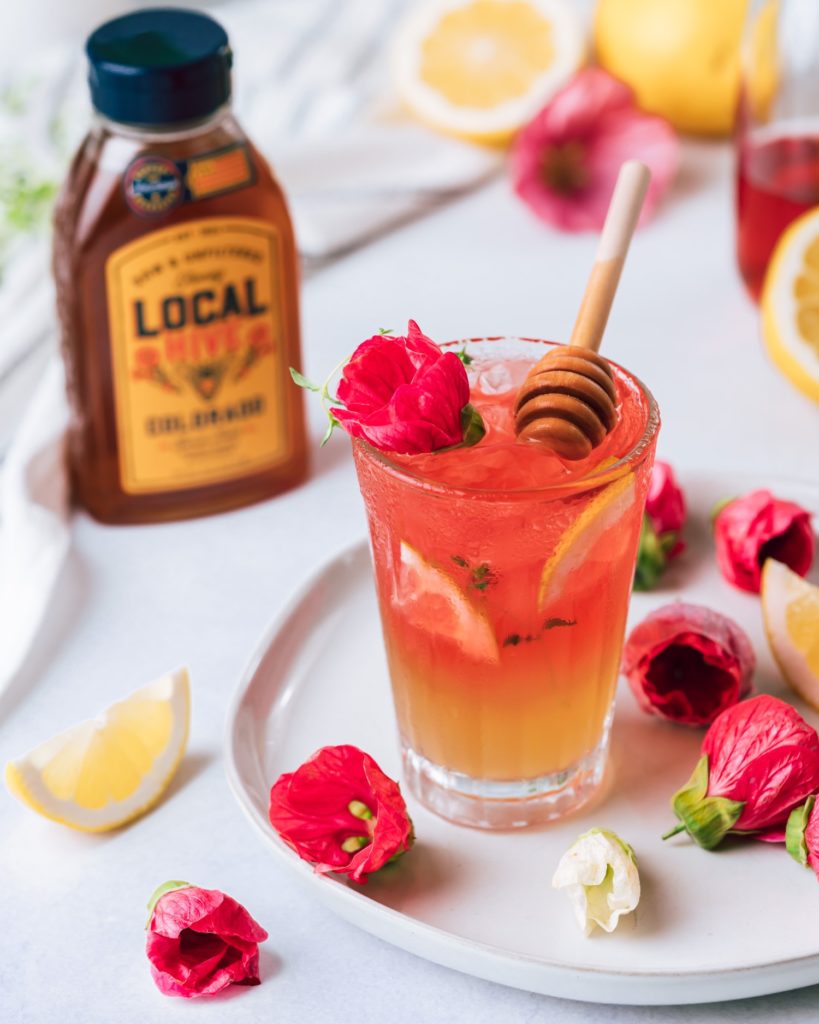 Whiskey Hibiscus Cocktail