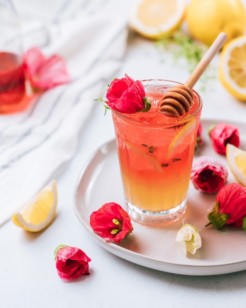 Whiskey Hibiscus Cocktail