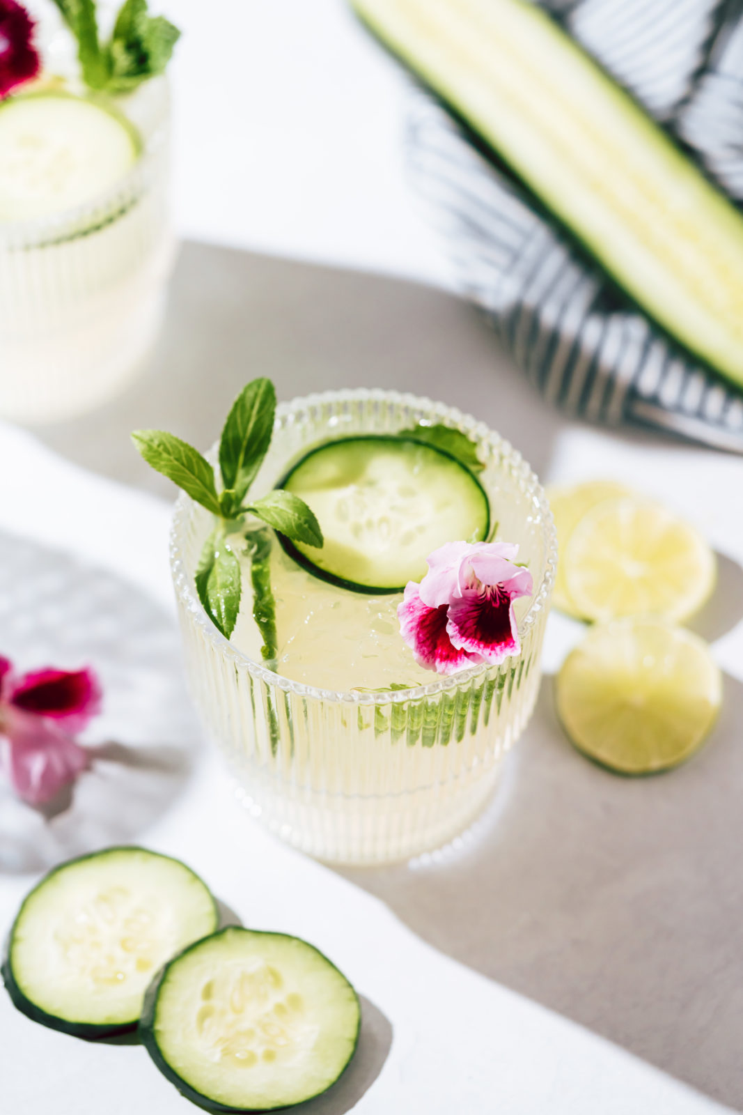 Batch Mocktail Recipe: Cucumber Lime Mocktail - The Social Sipper