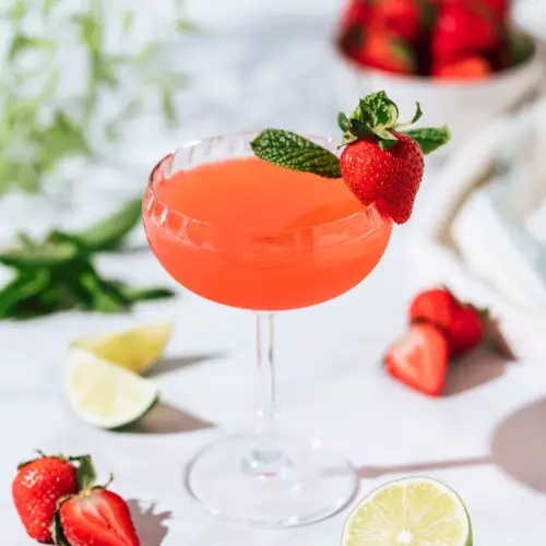 Strawberry Southside Cocktail