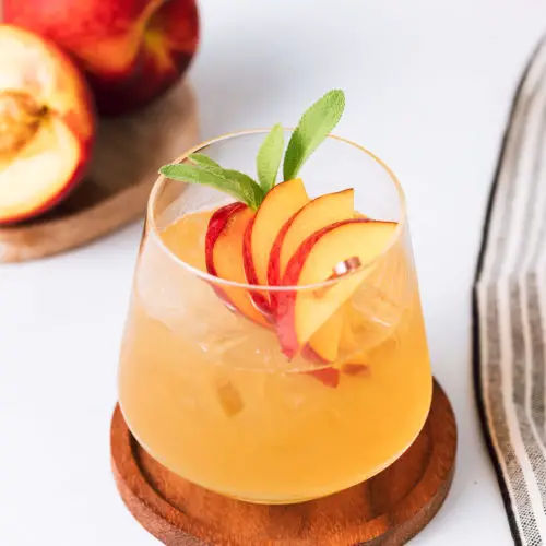 Peach Limoncello Bourbon Sour