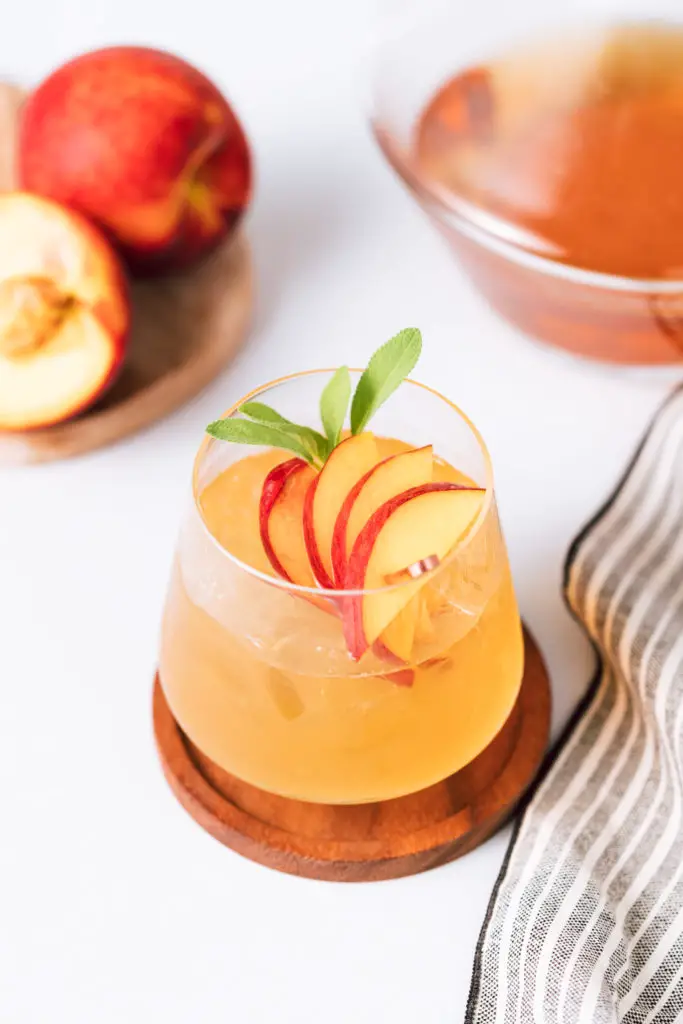 Peach Limoncello Bourbon Sour