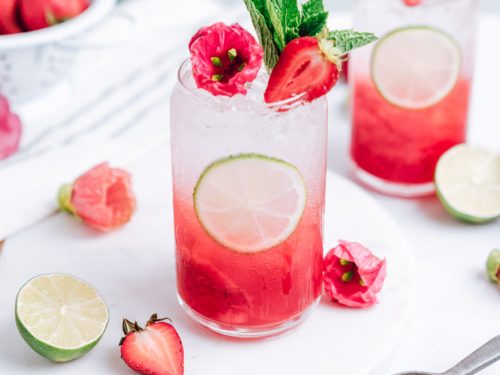 Berrylicious Floral Cocktail - Sugar and Charm