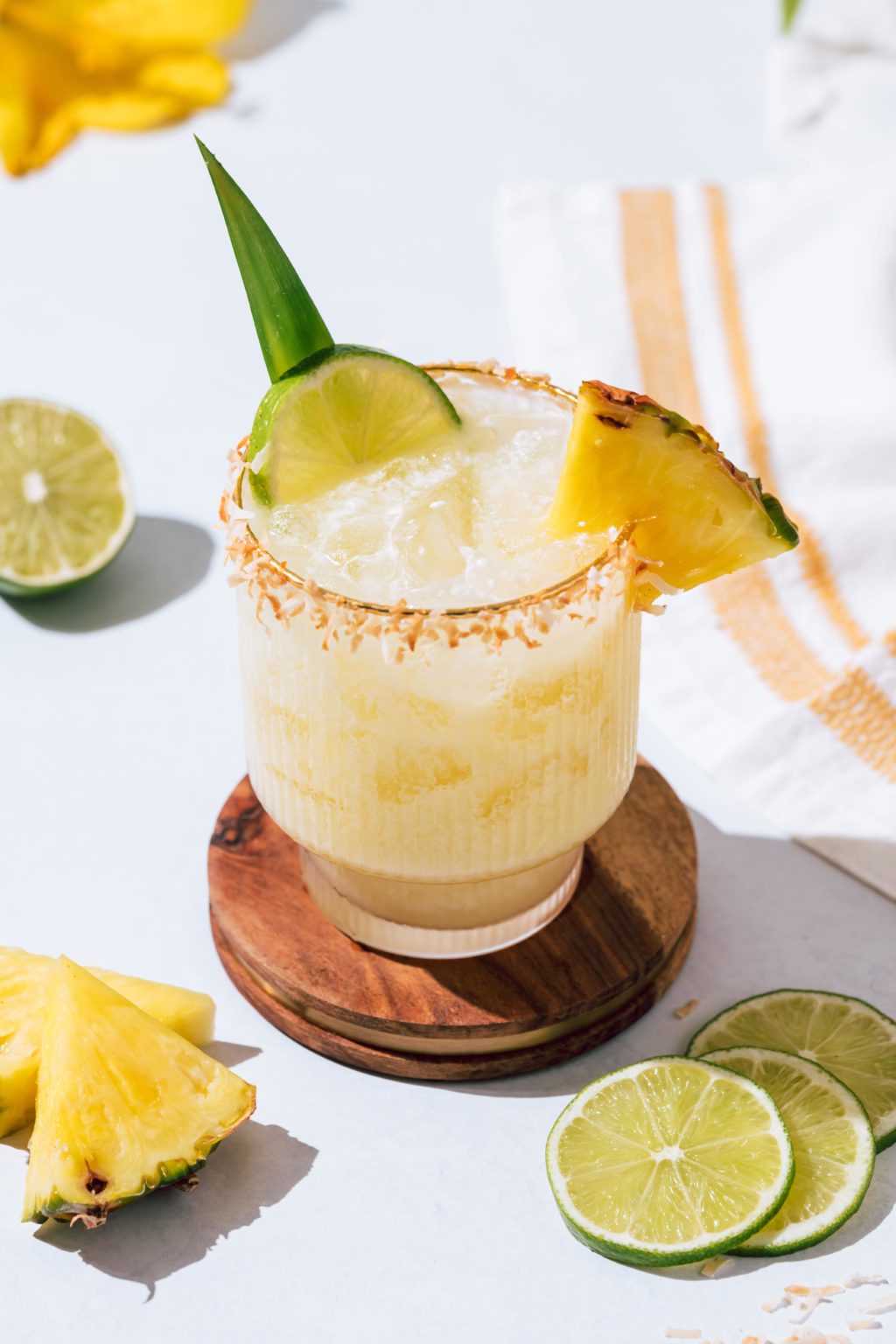 Pineapple Coconut Mockarita - The Social Sipper