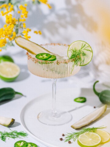 Spicy Pickle Margarita
