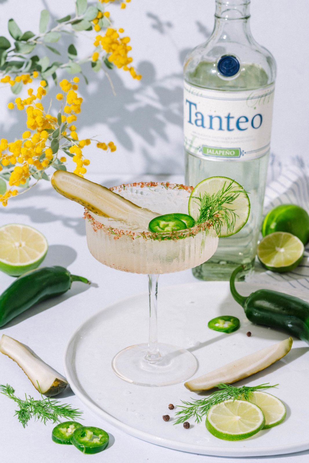 Spicy Pickle Margarita The Social Sipper