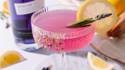 マーメイドスターカクテルパールLOVE Lavender Love Cocktail - The Social Sipper