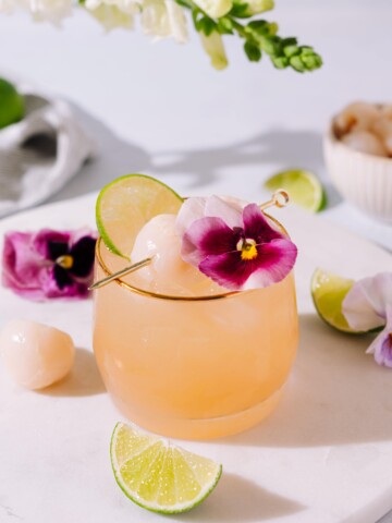 Lychee Guava Mezcal Cocktail