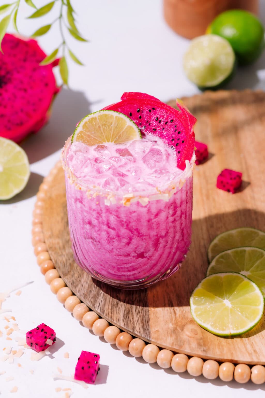 Creamy Dragon Fruit Margarita | The Social Sipper