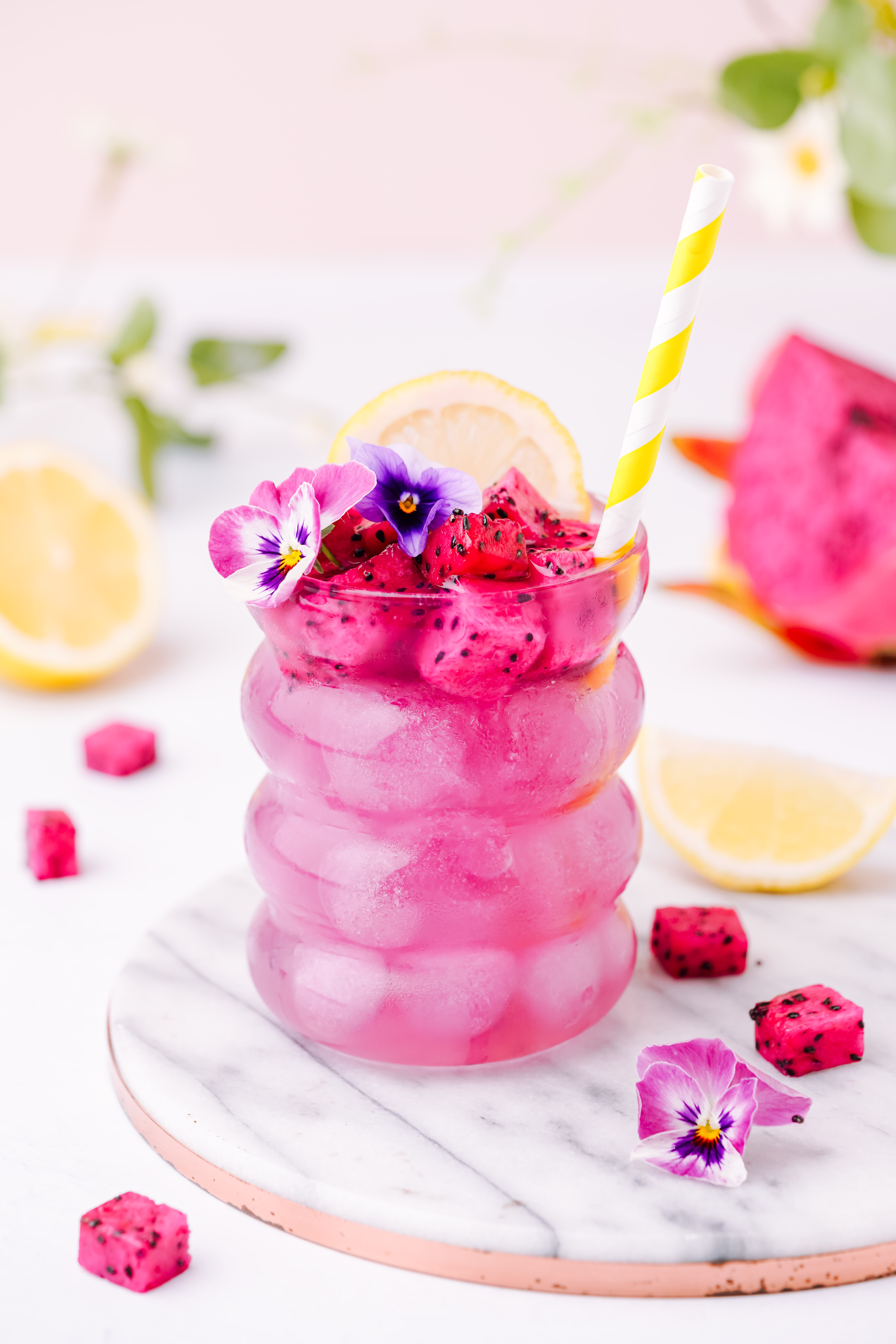 A Floral Summer Spritz: Cheers to edible flowers in and on our drinks