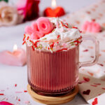 perfect man valentines day red velvet hot chocolate mocktail
