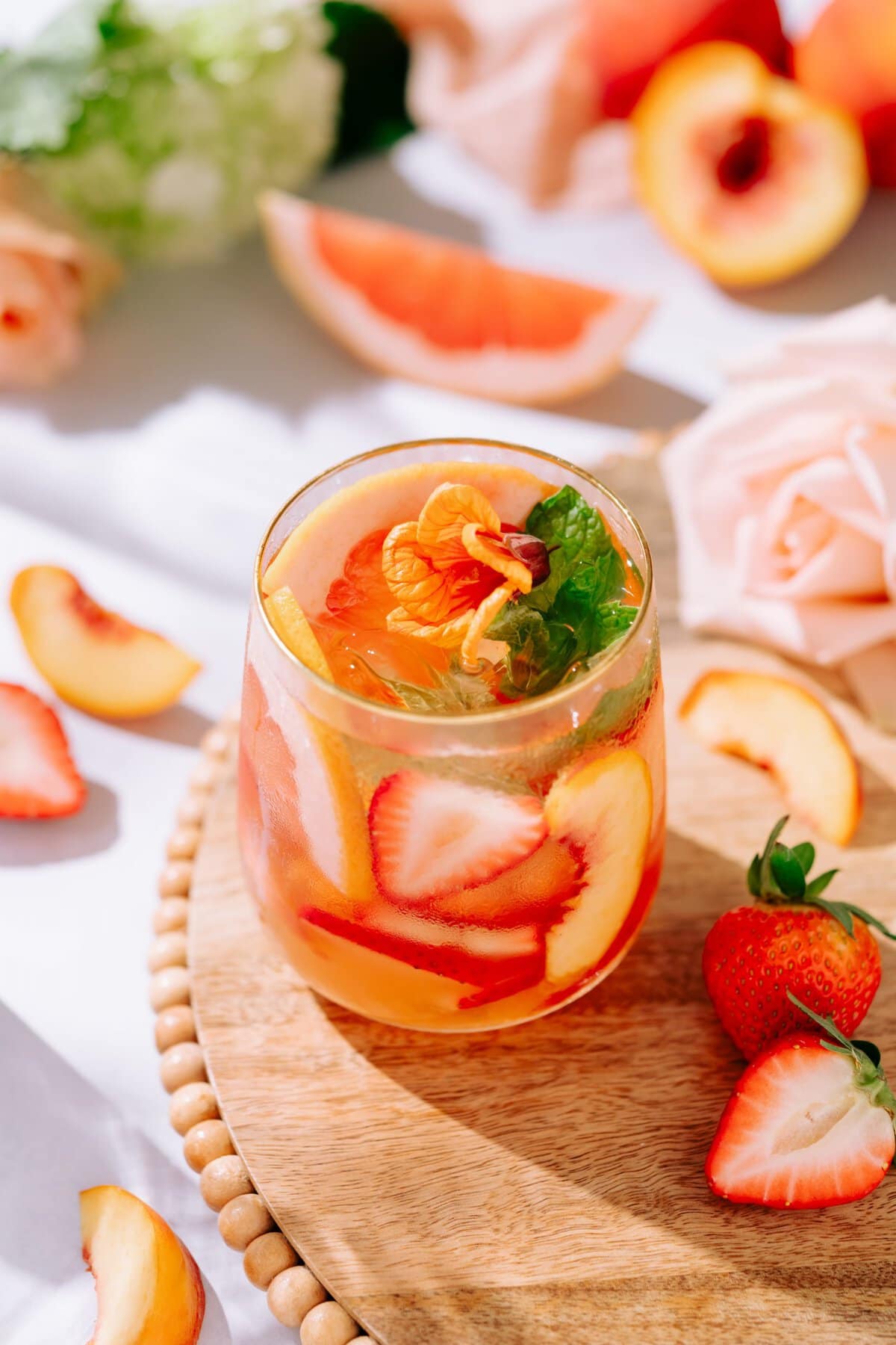 Strawberry Lemonade Rosé Sangria - Butter Be Ready