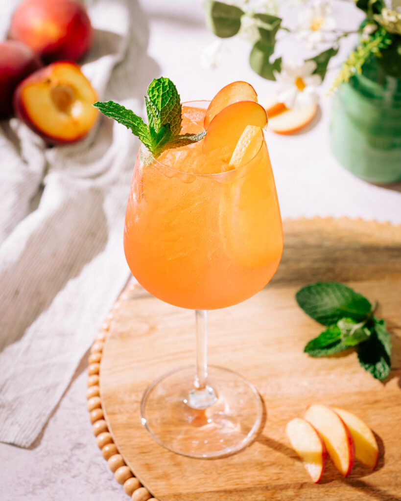 Peach Aperol Spritz