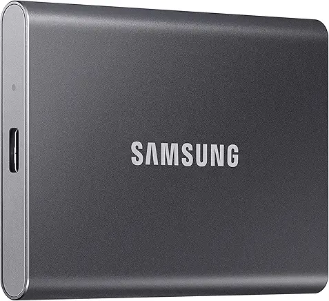 Gifts for food photographers idea. Product photo of samsung hard drive